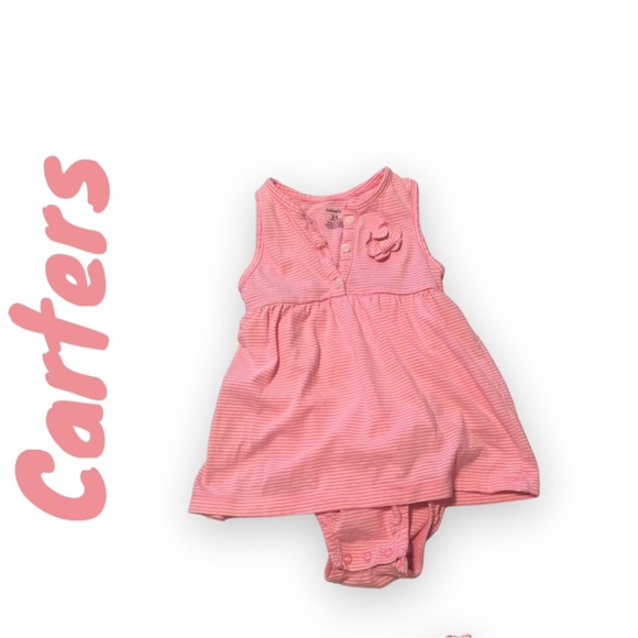 Carter's Dresses 3 For 23kids Carters Dress With Onesie Attached
